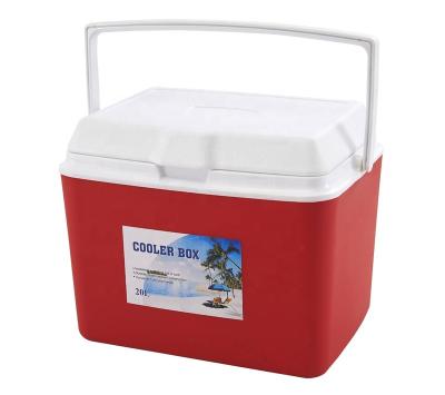 China 20L Insulated Plastic Fishing And Picnic Cooler Box for sale