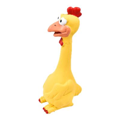 China Dogs Spot Screaming Chicken Pet Available Multicolor Toys Bite Resistant Molar Latex For Dog Molar Toys for sale