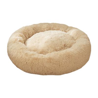 China Sustainable Cushion Bed For Dog Worry Donut Cuddler Bed Dog Calming Fluffy Donut Bed Cushion For Dog for sale