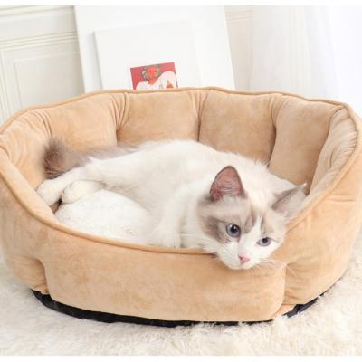 China Viable wholesale and retail hot sale thickened cat and dog pet bed cat shell nest moisture-proof bed for sale