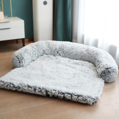 China Hot sale viable pet bed with removable cover 2021 new and washable pet sofa bed with dropshipping service for sale