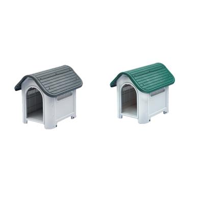 China Hot Sale Breathable Dry Pet House Cage Plastic Rainproof Kennel for sale