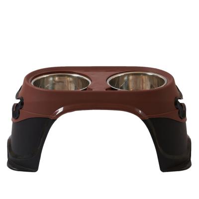 China Non-automatic Hot Selling Ceramic Pet Bowl Watering For Pets Feeding Elevated Dog Bowls for sale