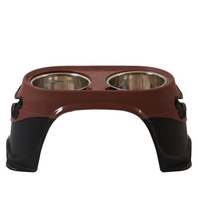 China Factory Hot Sale Non-automatic Pet Bowl Feeding Bowls for Cats and Dogs Accessories Feeding Dog Elevated Bowls for sale