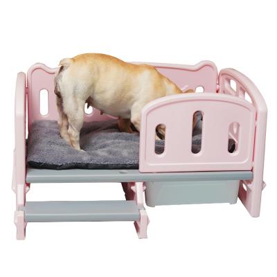 China New Design 78.5*48*40cm Cooling Soft Calming Pet Bed For Dog Or Cat for sale