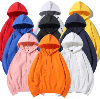 China Wholesale Custom Viable Pullover Plain High Quality Cotton Printed Men Hoodies Multi Color Oversized Sweatshirts for sale