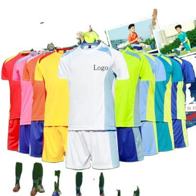 China China Manufacture Good Quality Breathable Club Breathable Hot Selling Uniform Sports Wear Boys Kids Soccer Set Breathable Soccer Jersey for sale