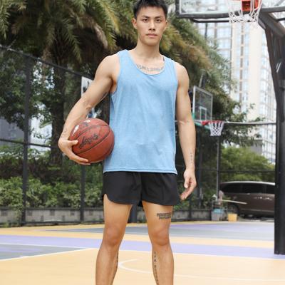 China Wholesale Custom Men's Fitness Logo Running Tank Shirt QUICK DRY QUICK DRY Basketball Tank Tops Men's Sleeveless Quick Dry Tank Tops for sale