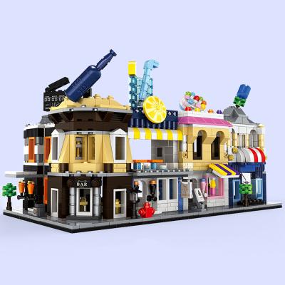 China Building Toy 5-in-1 Street View Girlfriend Series Legou Boyfriend Doll Birthday Gift House Toys for sale