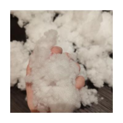 China Anti-deformation recycled polyester fiber cotton filler sofa/pillow raw material nonwoven hollow filling material for sale