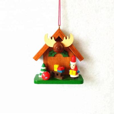 China Handmade Religious Crafts Wooden Hanging Ornament For Christmas Decoration for sale