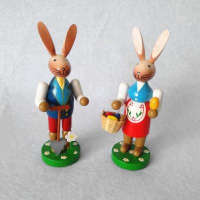 China Europe Religious Home Deco Wooden Easter Bunny Ornament for sale