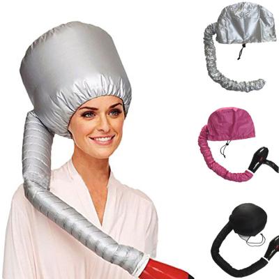 China Wholesale Portable Soft Cabello Capota de secado Home Hair Salon Hood Hat Womens Blow Dryer Quickly Dry Hair Safe Hair Dryer Cap Hood for sale