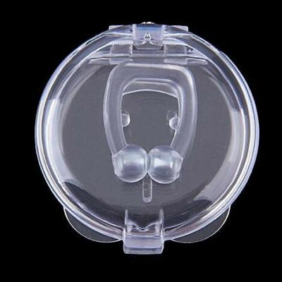 China Portable Silicone Nose Clip Snore Stopper Antisnoring Device Magnetic Snoring Nose Breathing Clips For Sleep Apnea With Case for sale