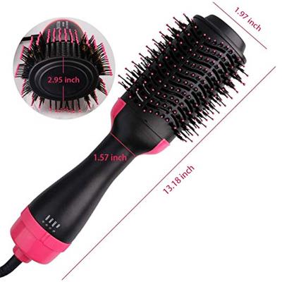 China One Step Ionic Hair Dryer Sweep Professional Multifunctional Hot Comb Airbrush Volumizer Ionic Technology Hair Dryer Straightener Brush for sale