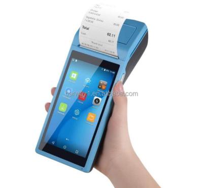 China SP01 Handheld Portable Handheld Computer POS With Android 8.1 Built-in 58mm Thermal Printer Android 8.1 Screen 5.5 Inch TFT IPS LCD ( 1280*720) for sale