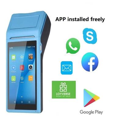 China Stores updated Android 8.1 Q2I low cost nfc pos android terminal handheld with play store for sale