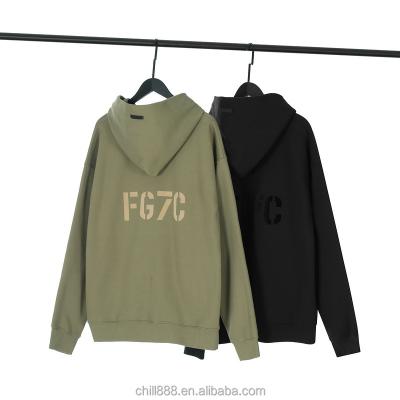 China Large Empty Hooded Sweatshirt Viable Solid Color Fleece Unisex Large Plus Size Mens Hoodies Women Sweatshirts Basics Fear Of God FG7C for sale