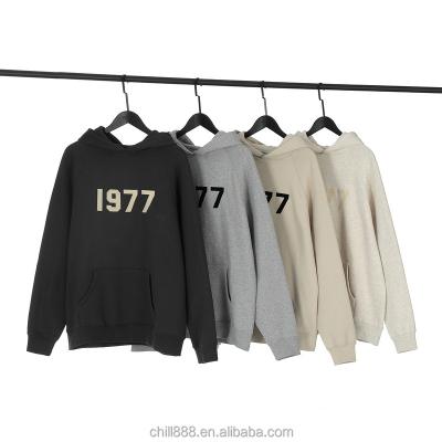 China Unisex Big Tall Pullover Fleece Hoody Sweatshirts Anti Shrink Plus Size Men's Sweatshirts Hoodies Basics Fear Of God 1977 Sweatshirt for sale