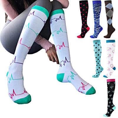 China Factory Wholesale OEM Custom Socks Men QUICK DRY designer with Logo Black Sports Heated Compression thumps bike women gym men socks for sale