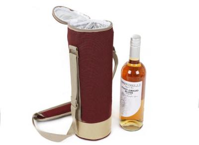 China Most popular round ice insulated cooler bag single wine bottle bags for sale