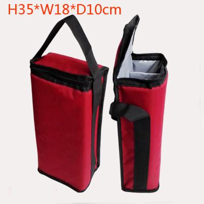 China Dongguan factory supply insulated cooler box wine bottle box for two wines for sale