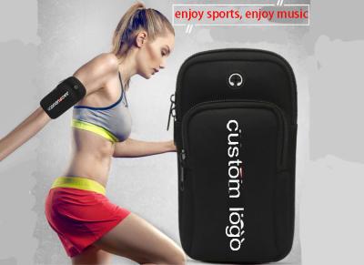 China Waterproof Arm Bag Outdoor Running Mobile Phone Sports Arm Bags for sale