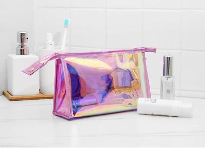 China Portable laser TPU web celebrity ins style cosmetics storage bag simple transparent carry-on makeup bags for sale