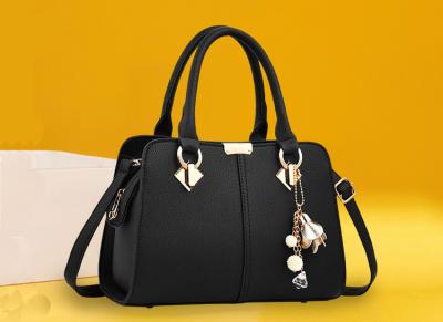 China 2019 new mom bag versatile stylish cross-body shoulder bag PU leather bag women's large capacity handbag for sale