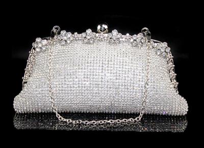 China Classic full crystal rhinestone clutch dinner evening lady bride bridesmaid diamond-encrusted dinner clutch bags for sale