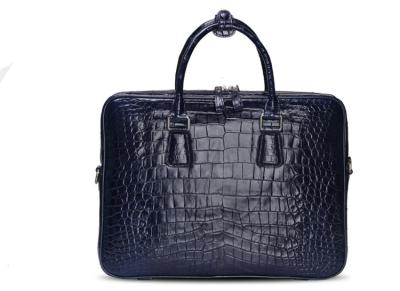 China Dongguan factory wholesale genuine crocodile leather business briefcase man handbag for sale