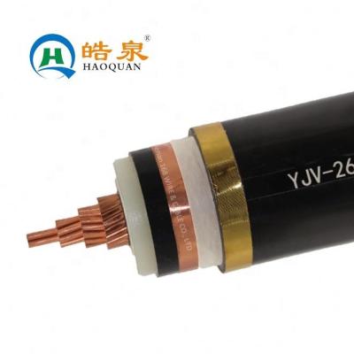 China NFC flame retardant cu/xlpe/CWS/CTS/AWA SWA/PVC 150mm single core 18/30kv RPC XLPE insulated with water blocking powder PVC PE sheath for sale