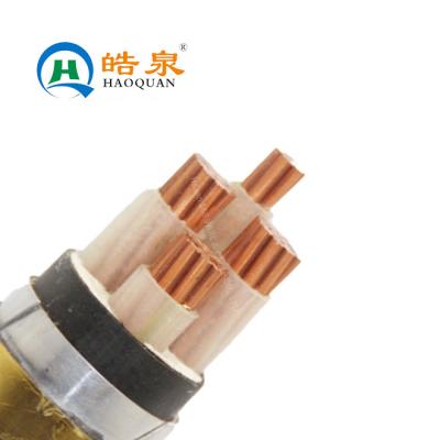 China Factory Flame Retardant Copper Power Cable 35mm 300 sq. Mm 4core Electrical Armored Power Cable for sale