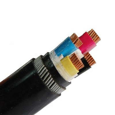 China Low Voltage Copper/Aluminum Flame Retardant 120mm2 240mm2 Xlpe Insulated 4 Core PVC Armor Underground Power Cable for sale