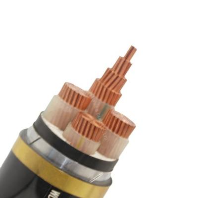 China Underground low smoke halogen free power cable with PCV insulation 1/2/3/4/5 core layer has good flame retardant for sale