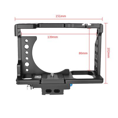 China Universal OEM/ODM Alloy Cage Aluminum Camera For Sony A7R 2 Camera Cage For Sony Camera Series for sale