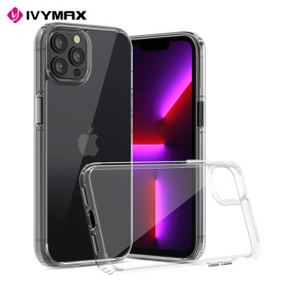 China IVYMAX Crystal Clear Slim Shockproof Transparent Cover for iPhone 13 pro Max Case for sale