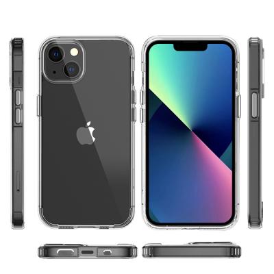 China IVYMAX Shockproof Crystal Clear Anti-Yellowing Technology Designed Ultra Hybrid For iPhone 13 6.1 inch Case for sale