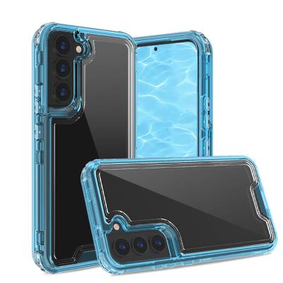 China IVYMAX Full Body Shockproof Rugged Resistant Case 3-Layer Protective Triple Cover For Samsung S22 for sale