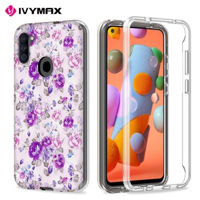 China Fanshion Simple Fashion Phone Case Cover For Samsung A11 Tpu Pattern IMD Anti Marble Transparent Soft Case for sale