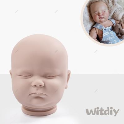 China DIY TOY Witdiy Joseph\Eyes Closed 65CM Reborn Baby - Reborn Doll Kit White Unpainted Realistic Reborn Doll Kit Parts for sale