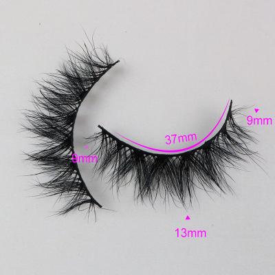 China Cilios Fur G15 Private Label 5D Fluffy Mink Strip Luxury False 3d Mink Lashes Invisible Eyelashes for sale