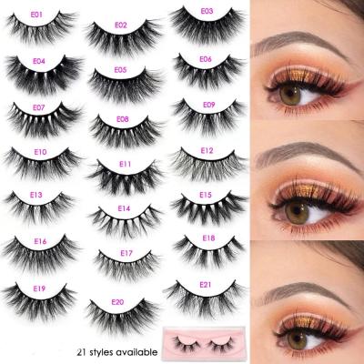 China Thick Eyelash Vendor Customized Boxes Bulk 3d Mink Lashes3D Wholesale 18mm 20mm 25mm Mink Eyelashes Private Label Vendor Te koop