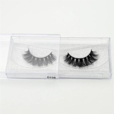 中国 Wholesale Real Fur100% Real Mink Strip 3D Mink Lashes Vendor Eyelashes 3d Mink Fur D110 Cilios 販売のため