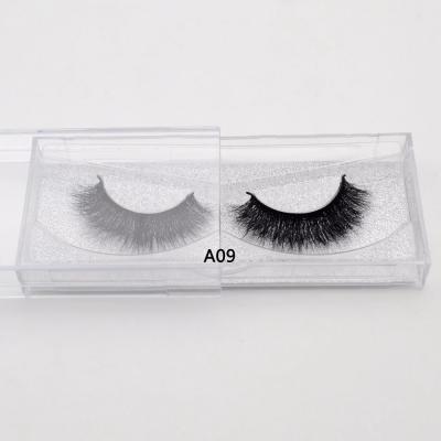 China Cilios A09 7-15mm Fur Mink Eyelash Fluffy 3d Mink Lashes Wholesale 3d Mink Eyelashes for sale