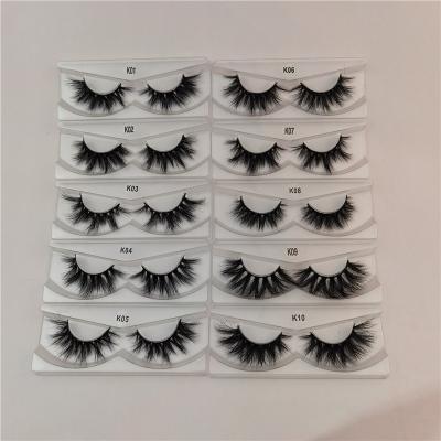 China Wholesale Cilios real fur mink lashes 15mm 20mm 22mm 3d mink eyelashes 5D mink eyelash seller for sale