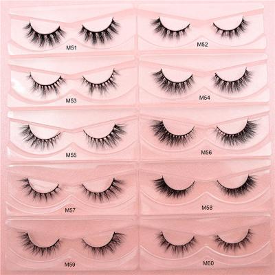 China Cilios fur mink lahes 3d mink eyelash private label short lashes wholesale seller for sale