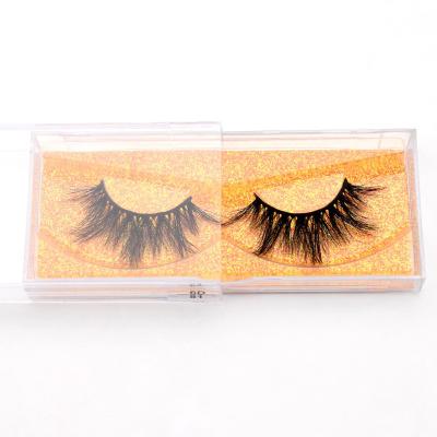 China Cilios 6D81 Fur Free Sample Private Label Eyelash Vendor, 5d Faux Mink Fur Lashes, 6D Mink Eyelashes With Packing Box for sale