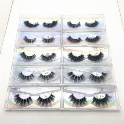 China Cilios Fur Free Sample Premium Thin Bulk Thin Clear Mink Tape 16mm Lashes 100% Mink Lashes for sale