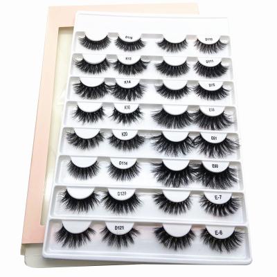 Κίνα Hot Selling 16 Pair Cilios Fur Lashes Pound Private Label 27mm 30mm Mink Wrapping Lashes προς πώληση